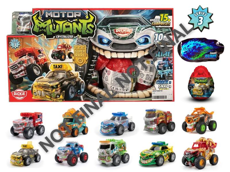 Motor Mutants Autíčko ve vejci, DP20, 10 druhů
